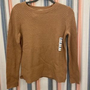 NWT Tan Knit Sweater